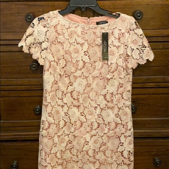 Tahari ivory blush petite 2P dress - Picture 1 of 4